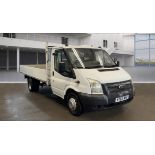 FORD TRANSIT T350 2.4 TDCI (125) EXTRA LONG DROPSIDE "LWB" 62 REG - TWIN REAR WHEELS - 14ft 6 BODY