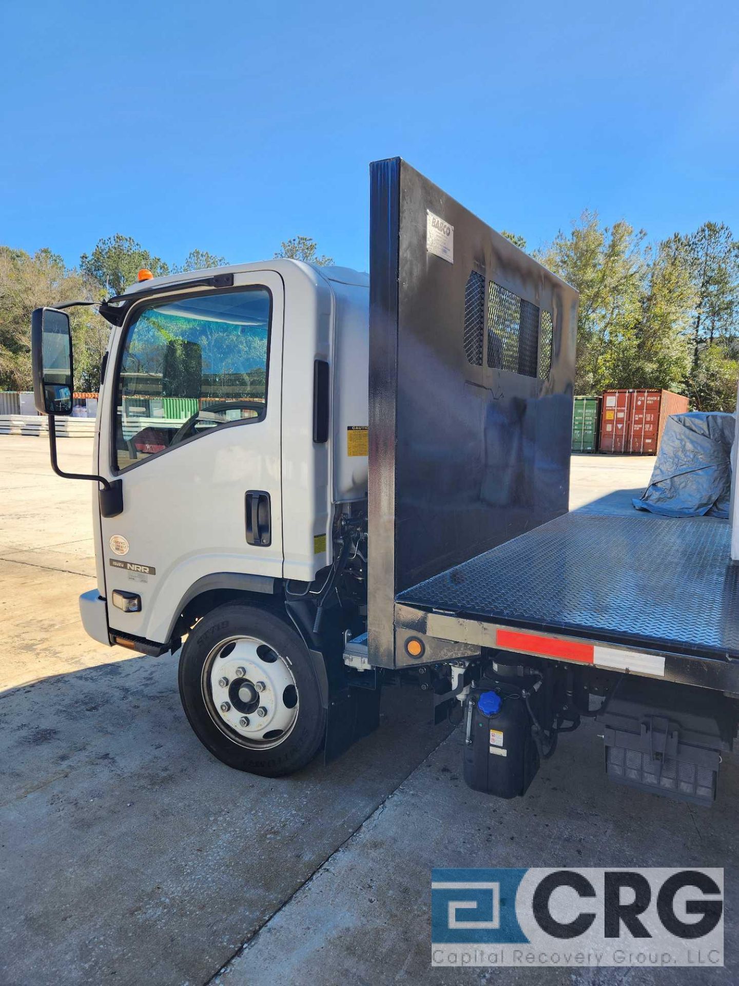 2020 Isuzu NPR diesel 16 ft. flatbed truck - Image 7 of 9