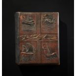 Arte Cinese An antique photo album with Chinese topics. China, Qing dynasty, early 20th century .