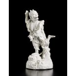 Arte Cinese A Dehua porcelain of demon China, 19th century.