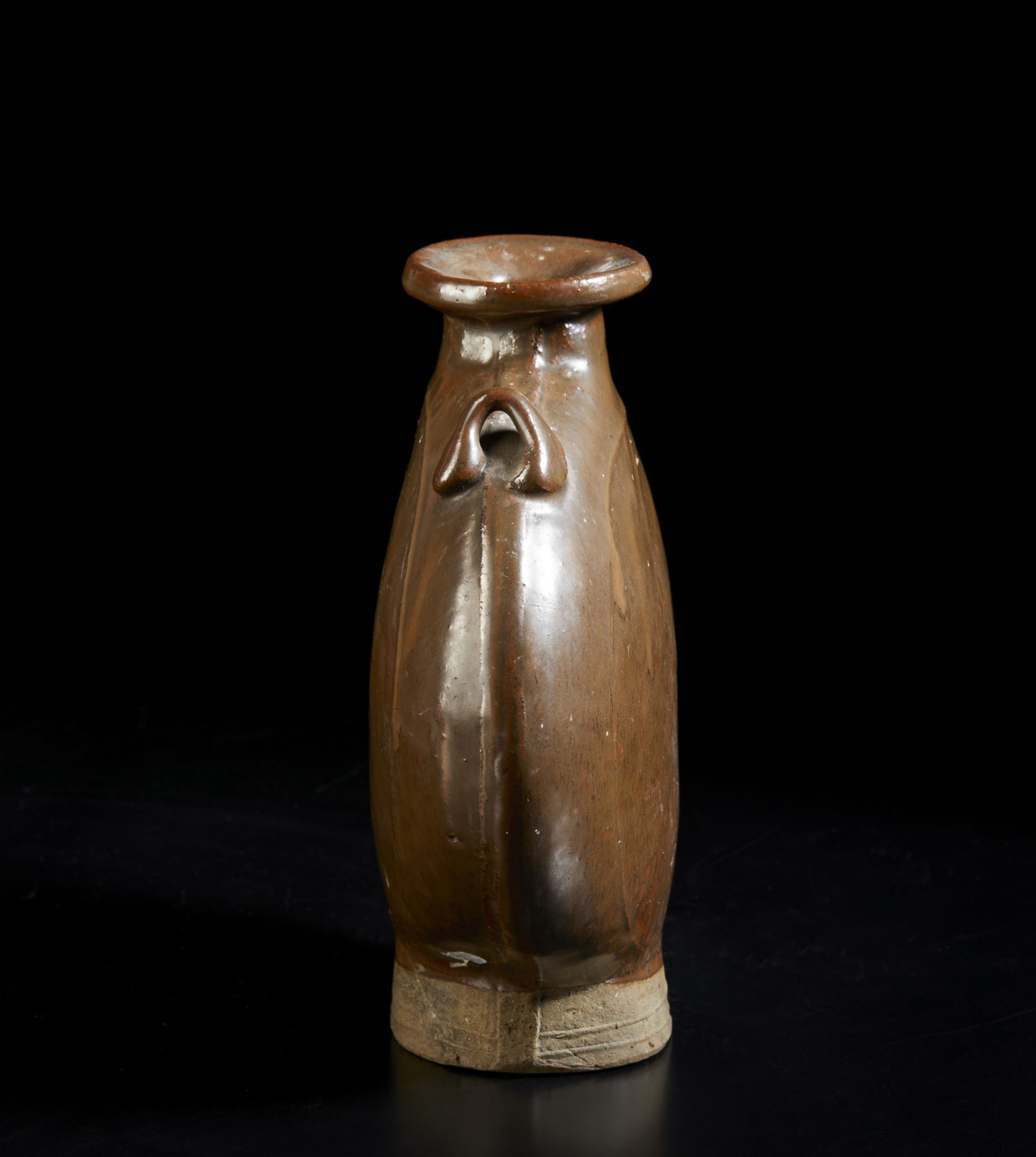 Arte Cinese  A brown"hare fur" glaze moonflask bianhuChina, Song, 10th century. - Bild 4 aus 4