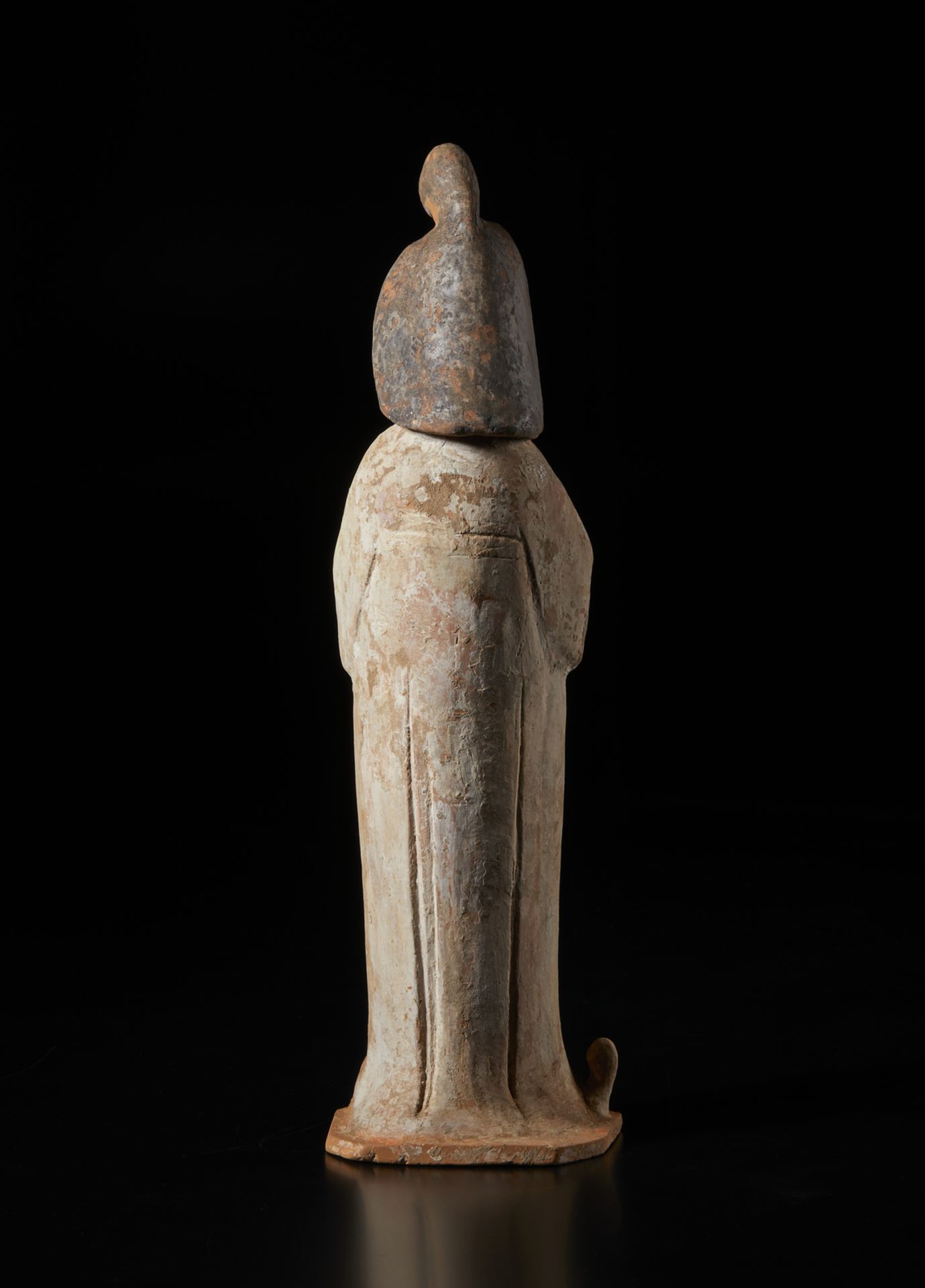 Arte Cinese A fine model of a Tang court lady China, Tang dynasty, 9th century . - Image 3 of 4
