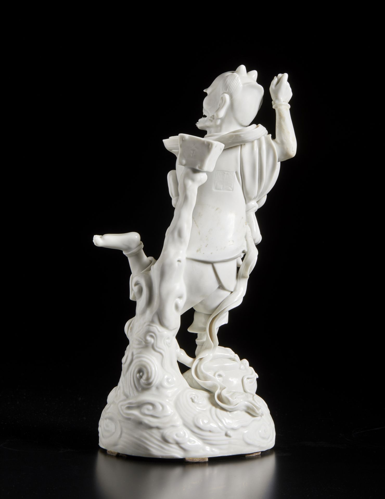 Arte Cinese  A Dehua porcelain of demon China, 19th century. - Bild 4 aus 4