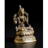 Arte Himalayana A bronze figure of Avalokitesvara Nepal, earlt 20th century .