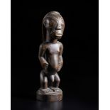 Arte africana Zaire, Tabwa Wooden statuette .