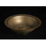 Arte Islamica A brass divination bowl India, 19th century .