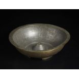 Arte Islamica A brass divinastion bowl Possibly Ottoman empire, 19th century .