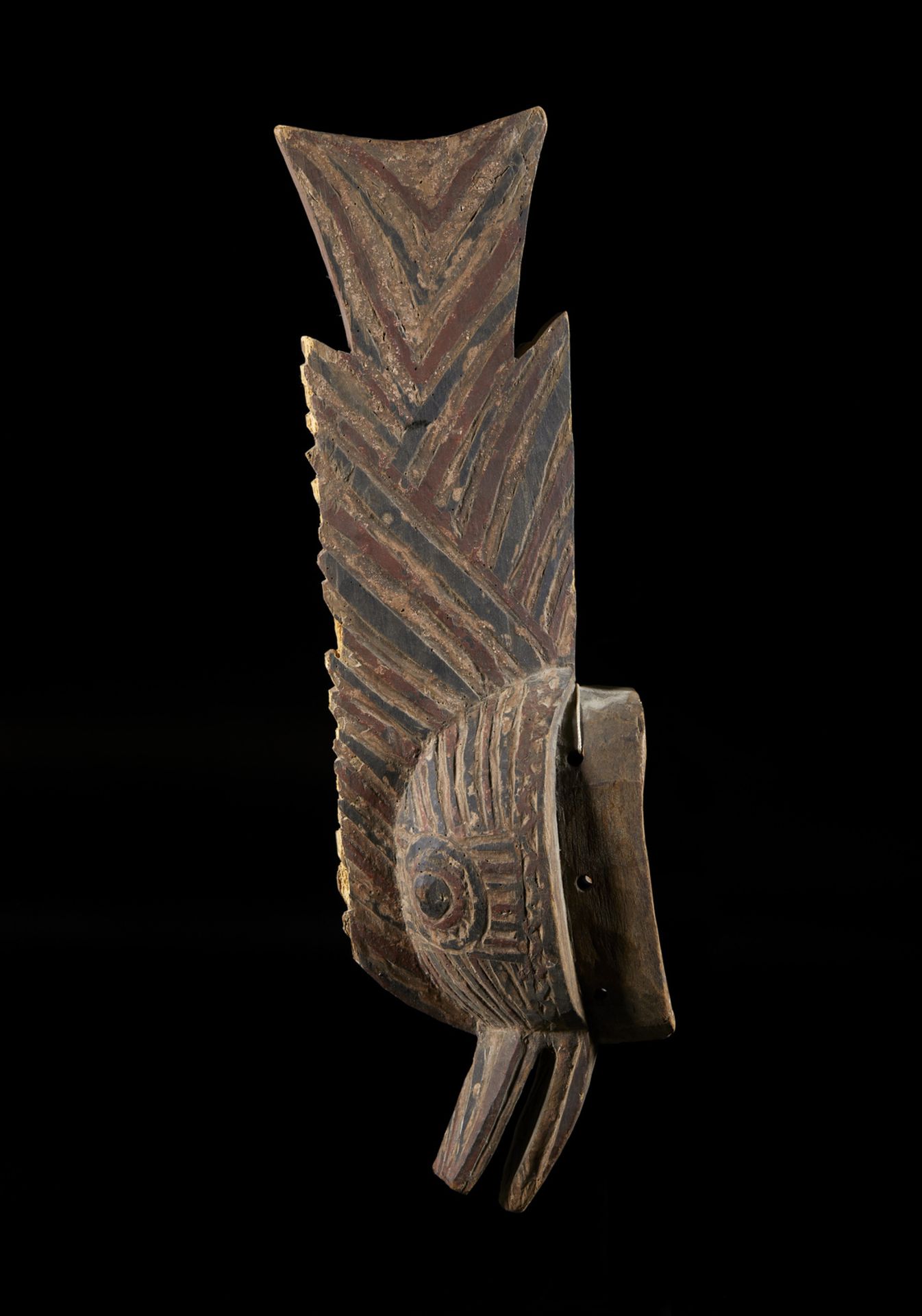 Arte africana Mali/Burkina Faso, Bwa.Mask.Wood.First half 20th cent. . - Image 4 of 5