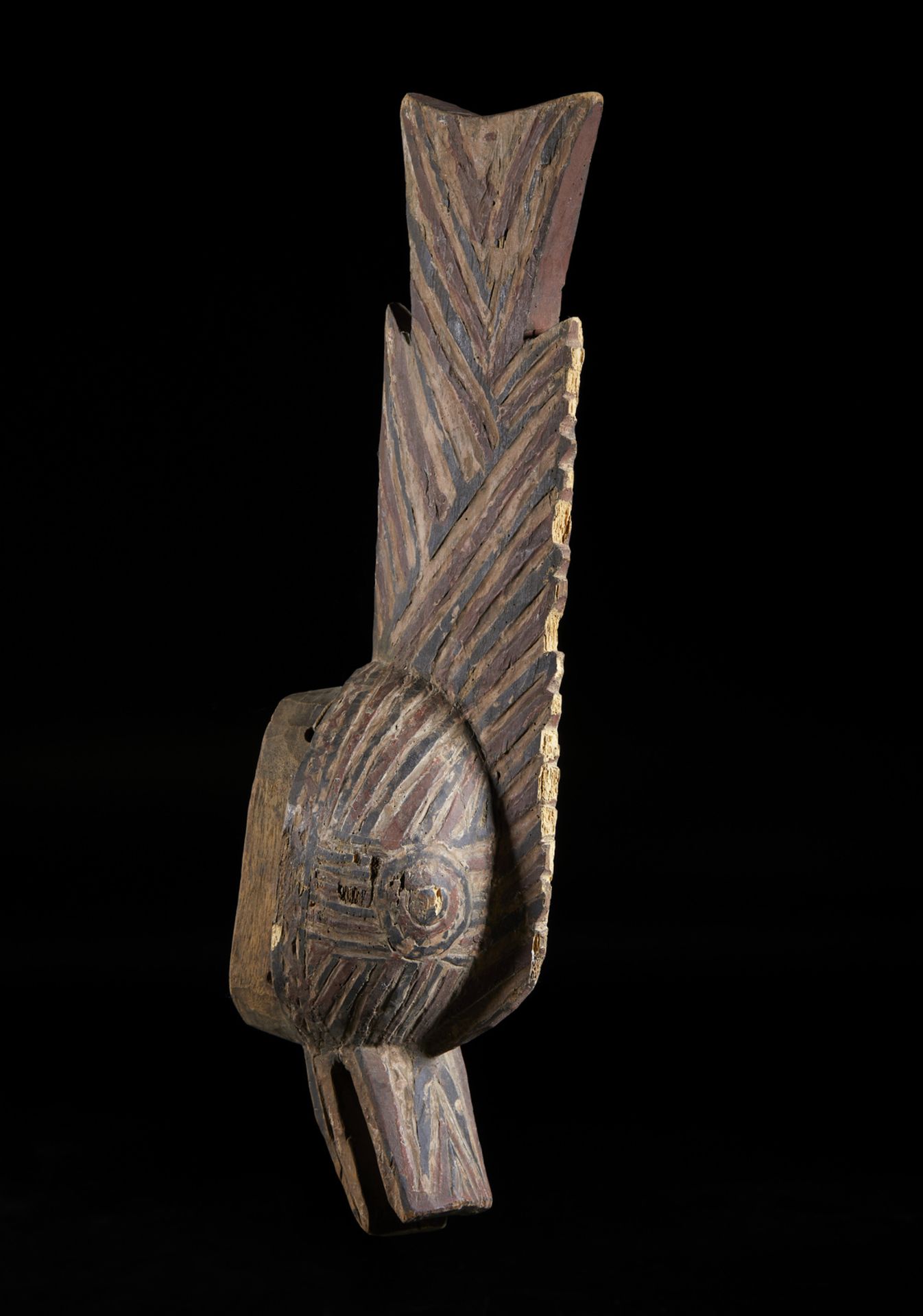 Arte africana Mali/Burkina Faso, Bwa.Mask.Wood.First half 20th cent. . - Image 3 of 5