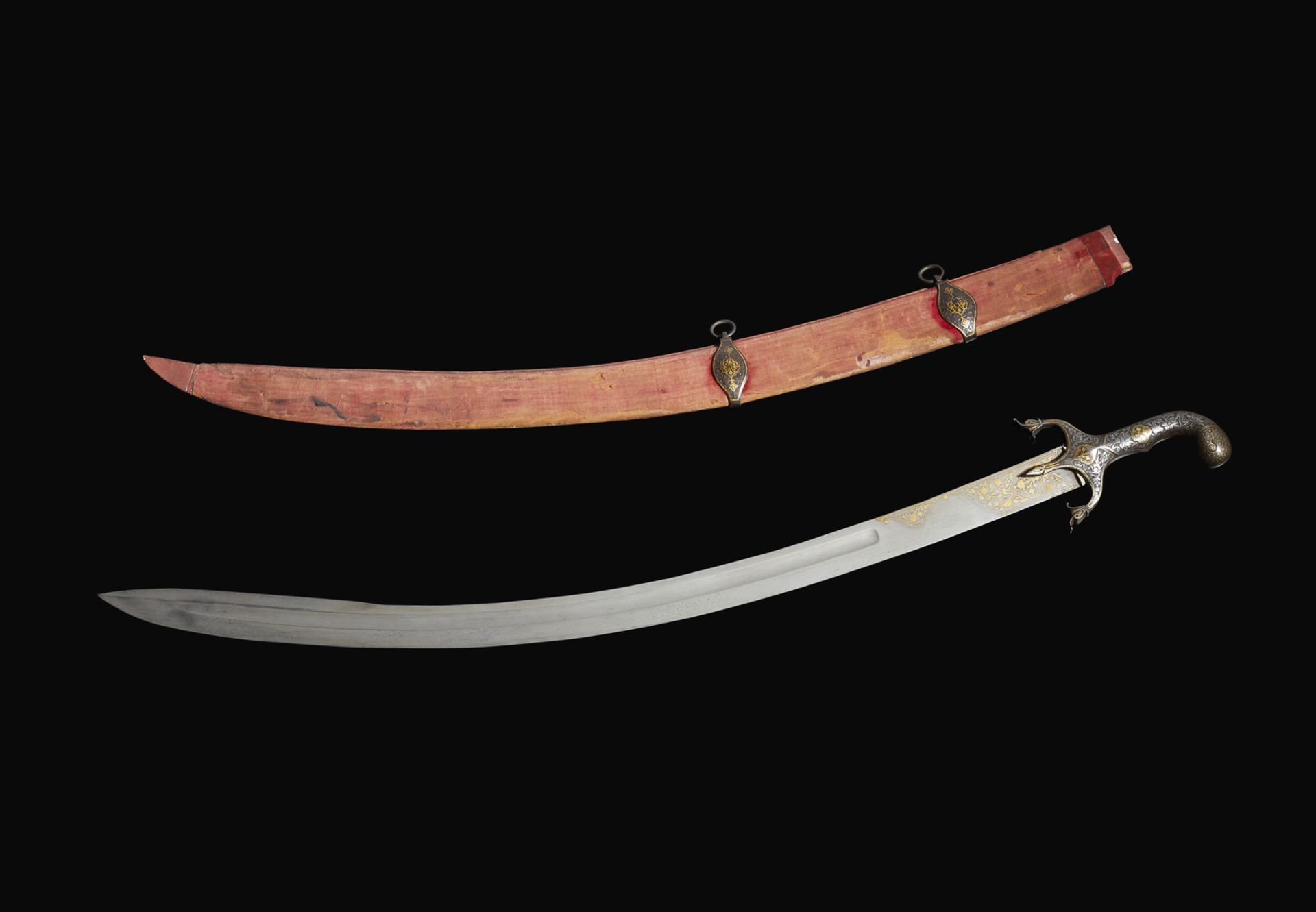 Arte Indiana Indian cerimonial scimitar India, Rajasthan, 18th century .