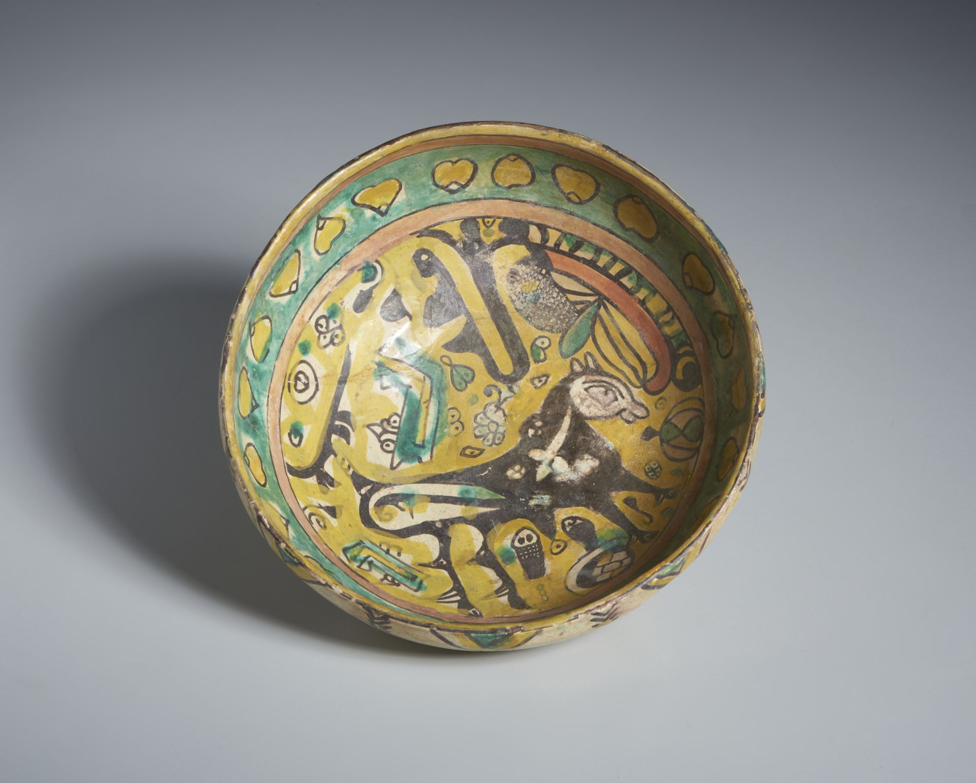 A group of 3 buffware terracotta bowls Iran, possibly Nishapur, 10th century Other dimensions: 6.2 x - Image 3 of 4