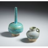 Two turquoise glazed pottery vessels Eastern Iran or nowadays Afghanistan, 12th-13th century