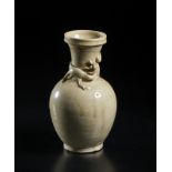 A celadon glazed pottery vase China, Song dynasty, 12th centuryA pale green glazed balauster vase