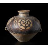A fine polichrome earthenware jar China, Yangshao culture, 5th-6th millenium bCCm 37,50 x 32,00