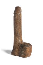 Wooden phallus. West Africa, 19th century.