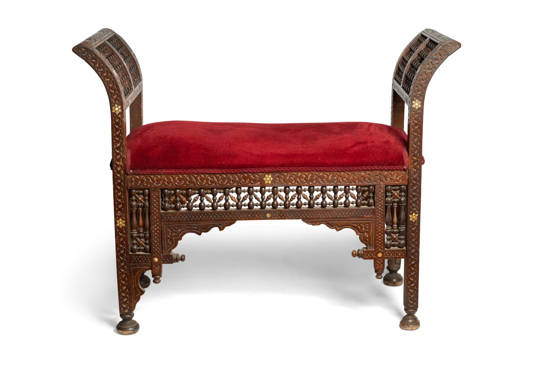 Moroccan stool. Mid-20th century.