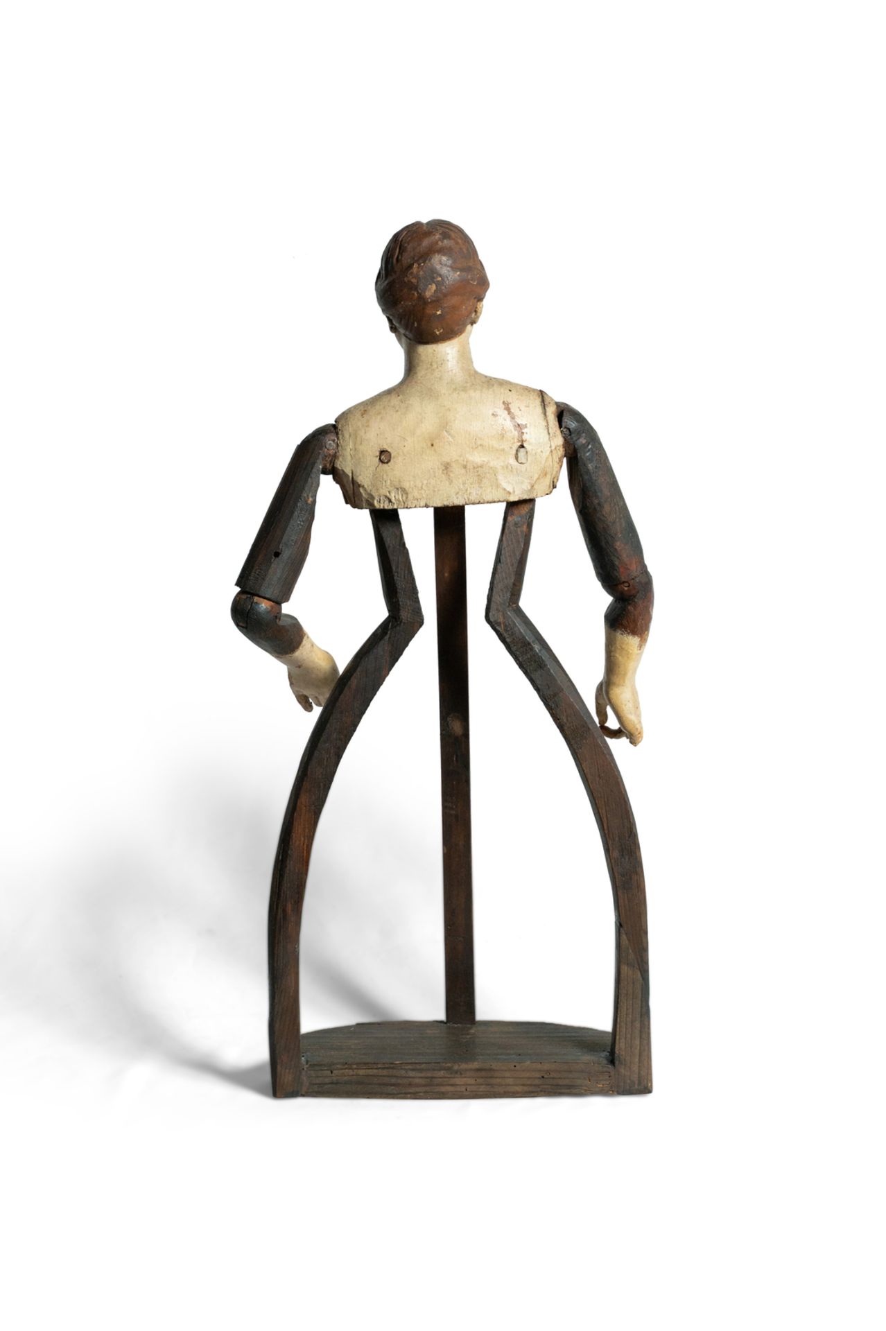 Wooden mannequin. Italy. Baroque, early 18th century. - Image 2 of 2