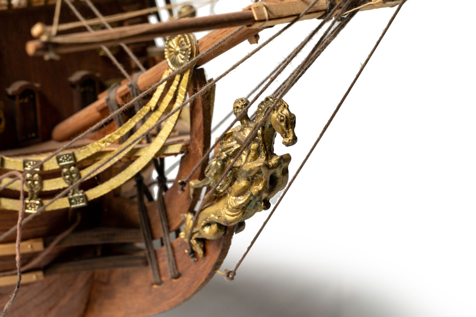 Model of sailing ship Louis XIV. France, 20th century. - Image 2 of 3