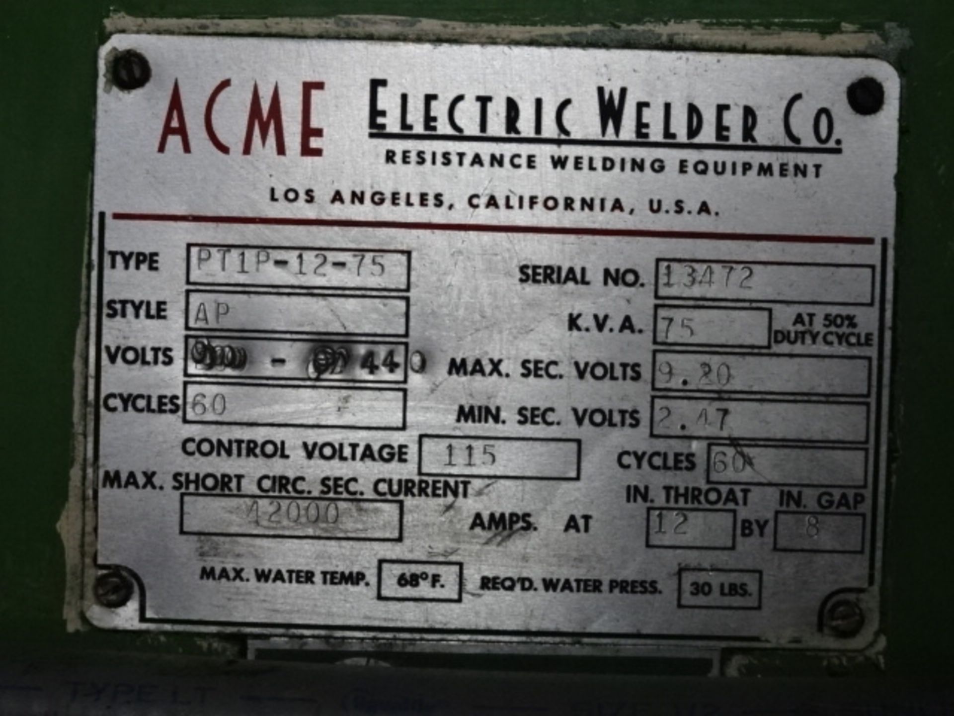 ACME Spot Welder - Image 3 of 7