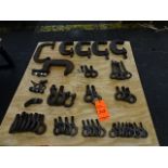 Assorted Eye Bolts and C Clamps