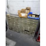 Assorted Die Springs w/ (2) Parts Cabinets