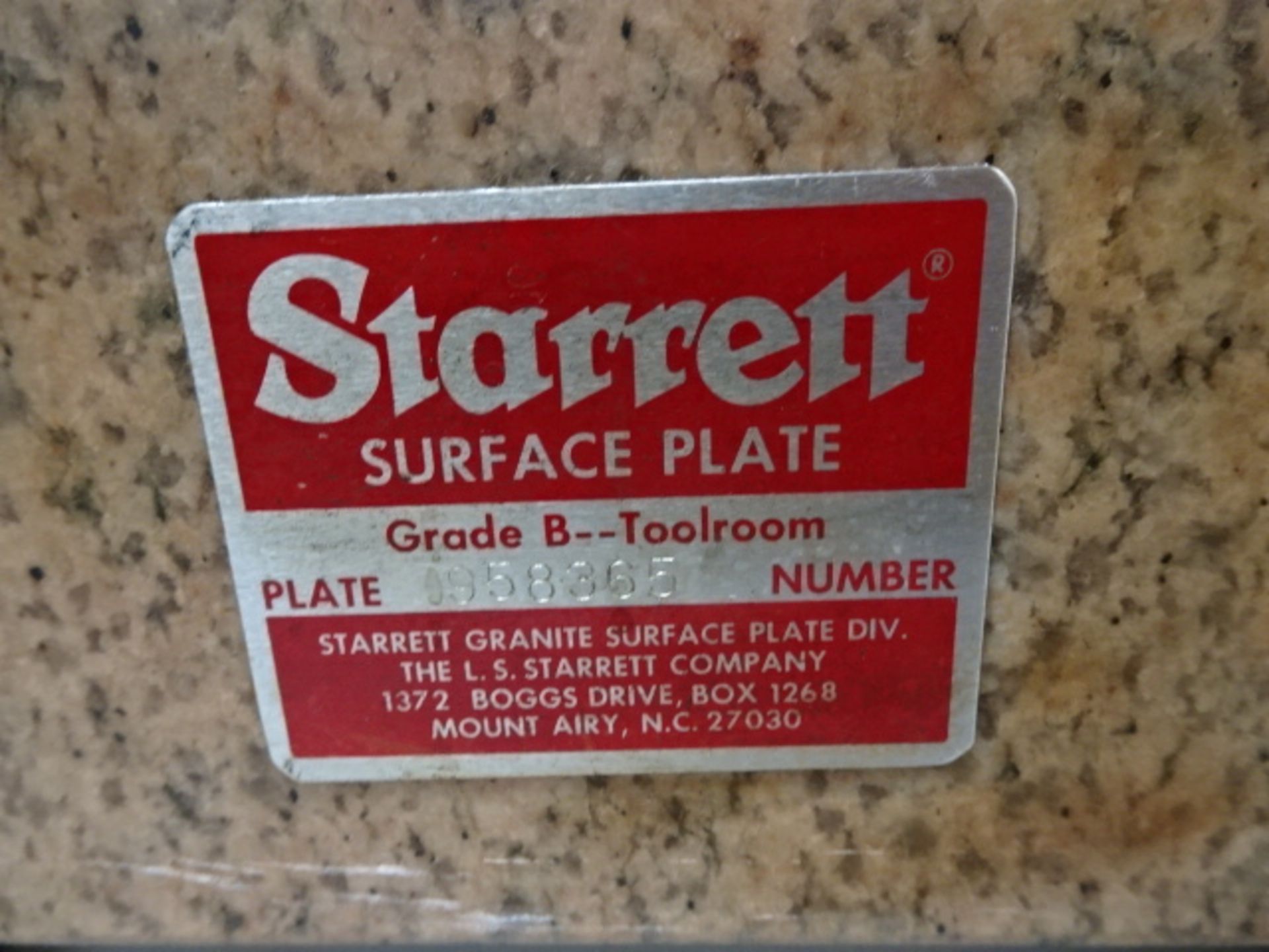 Starrett Granite Surface Plate - Bild 2 aus 2