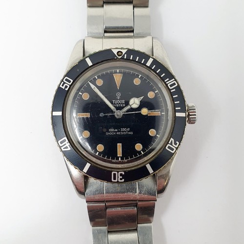 A rare and early stainless steel Tudor Submariner wristwatch, reference number 7923, circa 1958 This