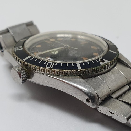 A rare and early stainless steel Tudor Submariner wristwatch, reference number 7923, circa 1958 This - Image 8 of 8