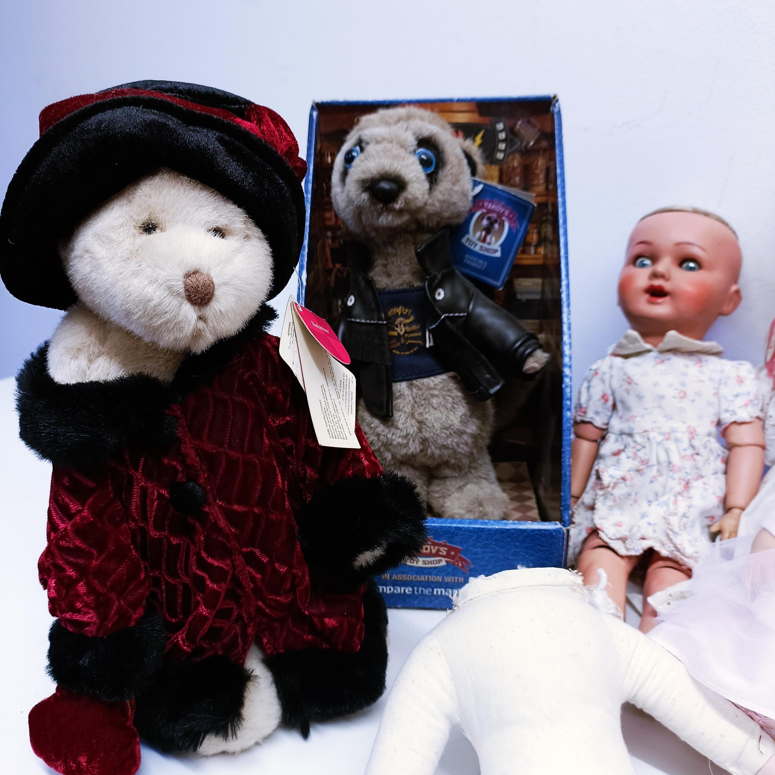 Assorted dolls and teddy bears (2 boxes) Provenance: From a vast single owner collection from a - Image 6 of 16