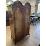 A dome top wardrobe, 97 cm wide, two mirrors, assorted furniture and pictures (17)
