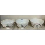 A set of three lustreware bowls, decorated grapevines and flowers, 18 cm diameter (3) Various