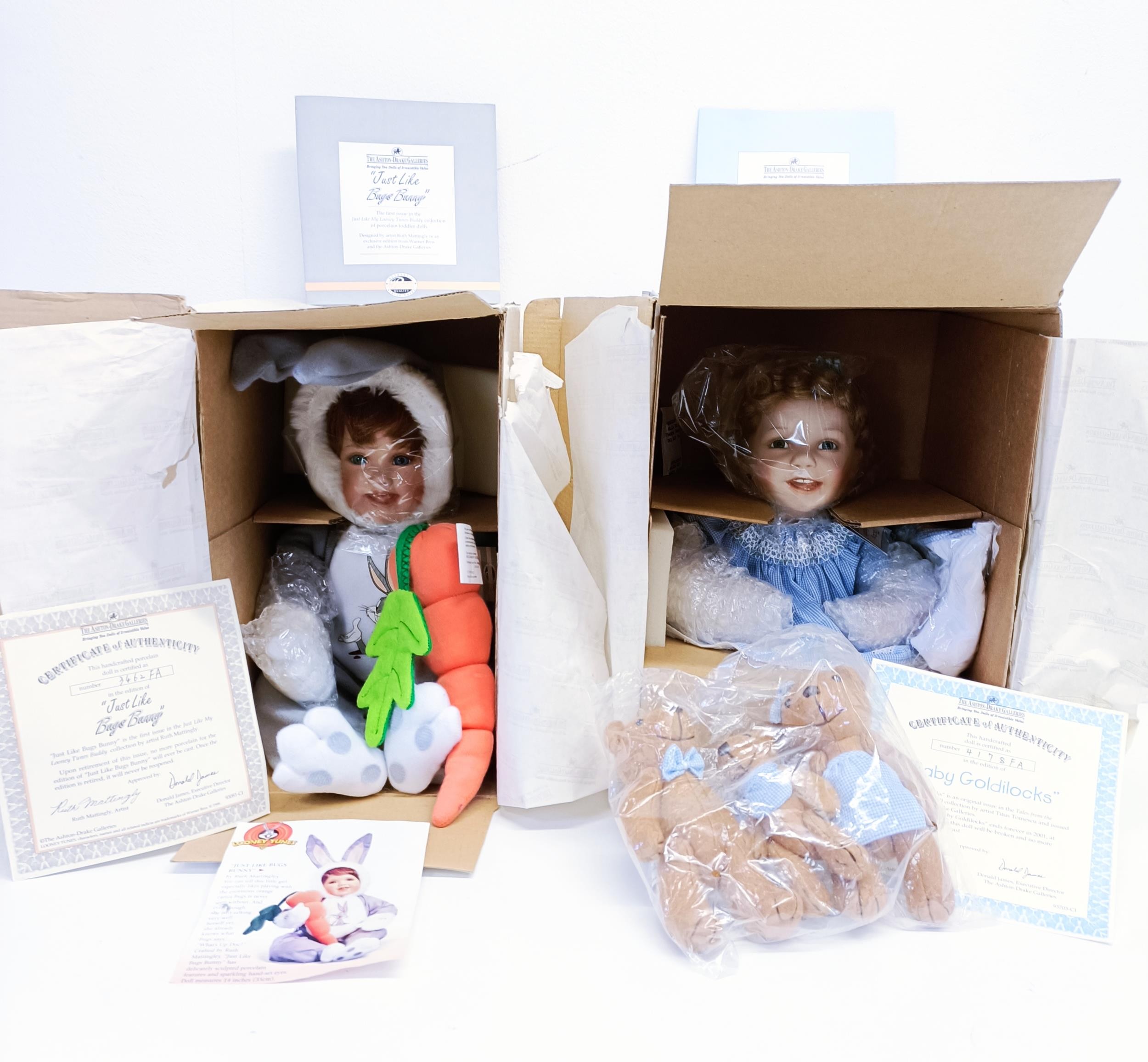 Assorted modern dolls, mostly boxed (2 boxes) Provenance: From a vast single owner collection from a