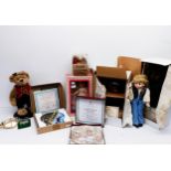 A Shirley Temple doll, boxed, and assorted other modern dolls, all boxed (2 boxes) Provenance: