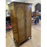 A walnut compactum, a chest of four drawers, assorted other furniture (8)