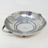 A Period Pewter bowl, by Frank Cobb & Co, 27 cm wide General wear, small split to one of the creases
