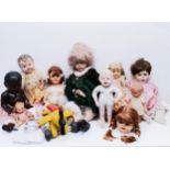 Assorted dolls, and other toys (box) Provenance: From a vast single owner collection from a deceased