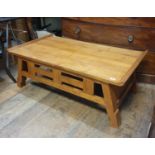 A Finnish teak coffee table, 125 cm wide