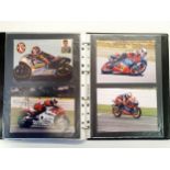 An album of 38 motorcycle racing photographs and images, 1990-1999 Provenance: From The Elwyn