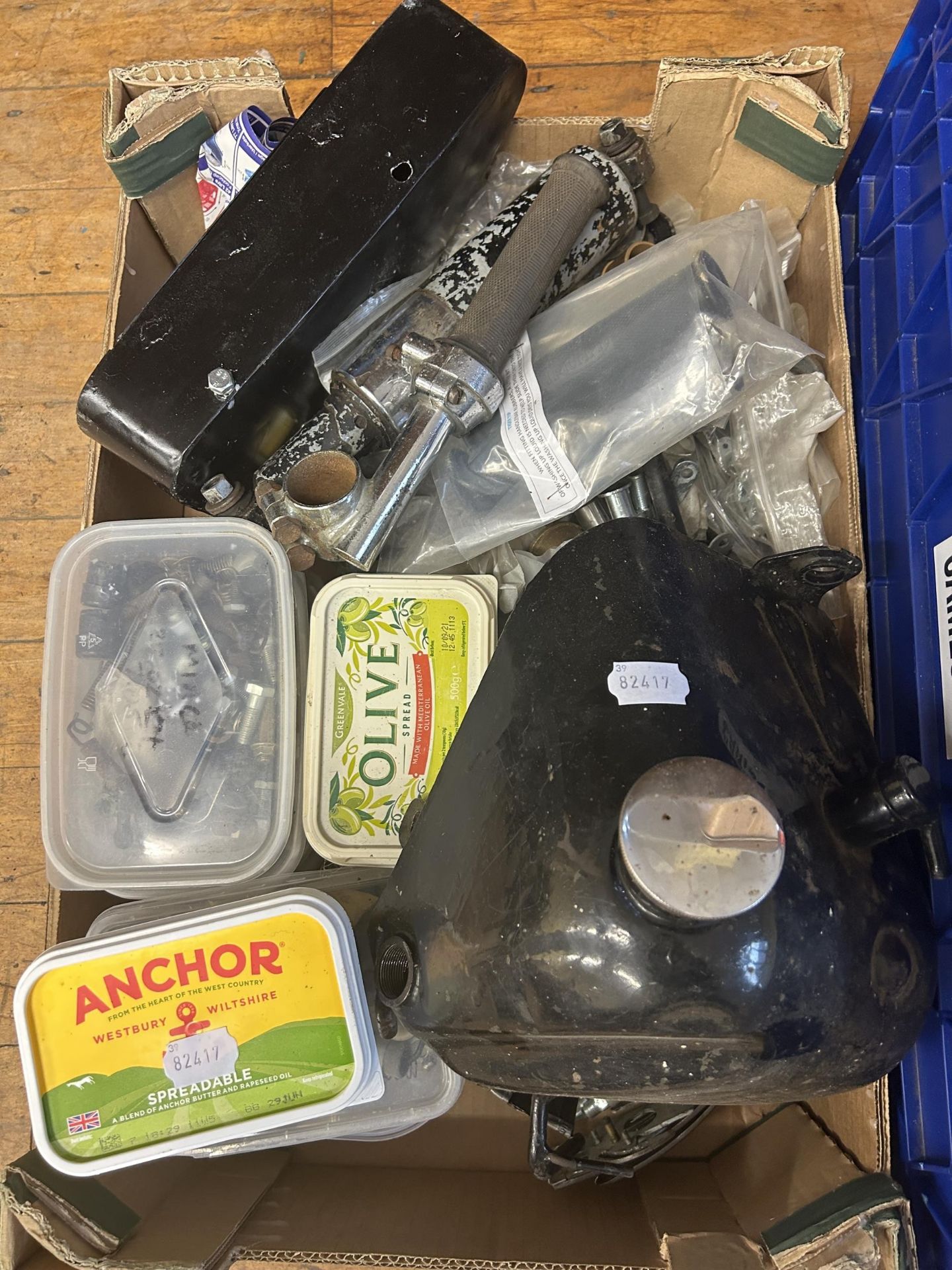 Assorted classic motorcylce spares (2 boxes) - Image 2 of 3