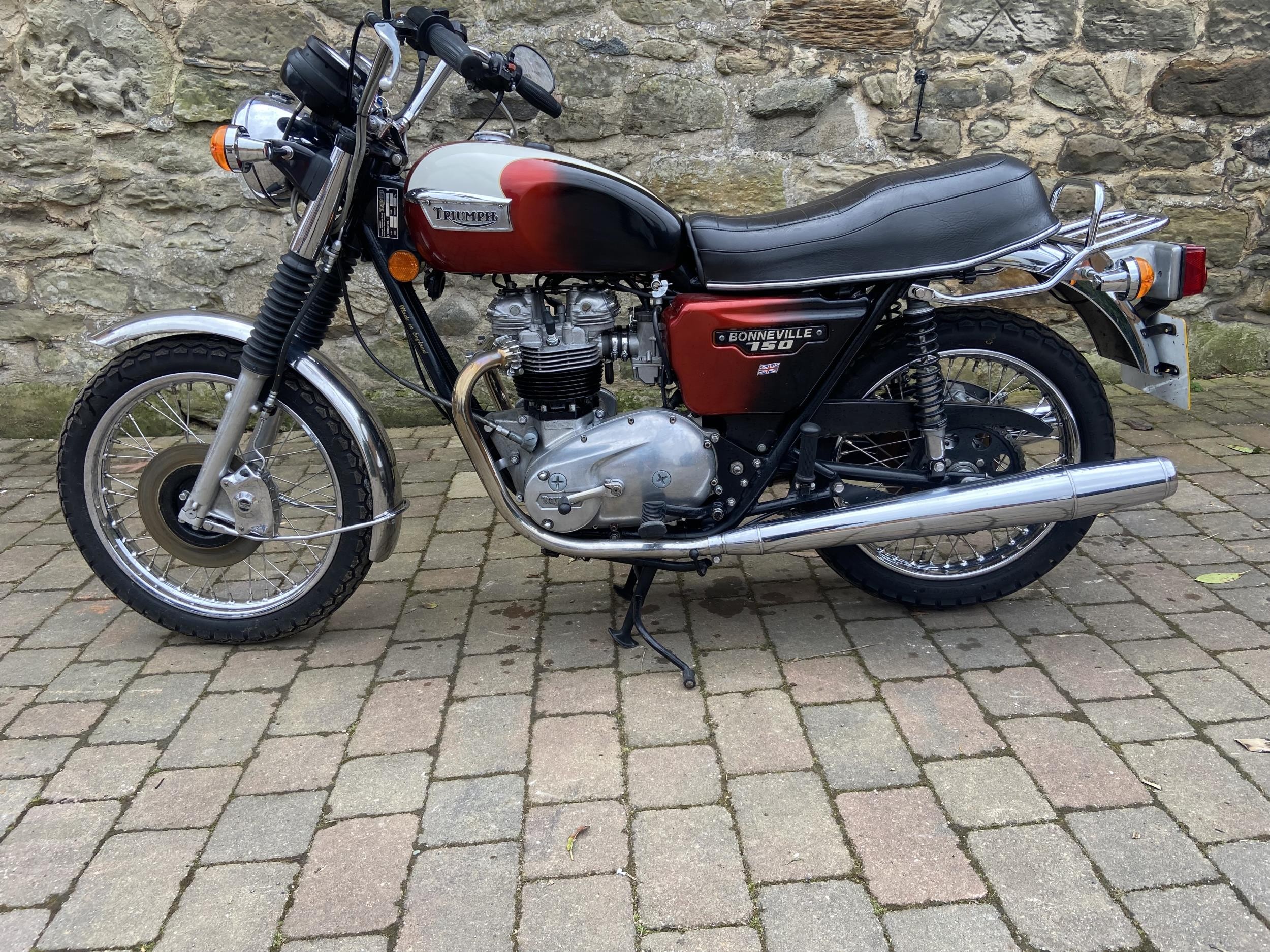 1978 Triumph T140E Bonneville Being sold without reserve Registration number LHN 926W Frame number - Image 2 of 13