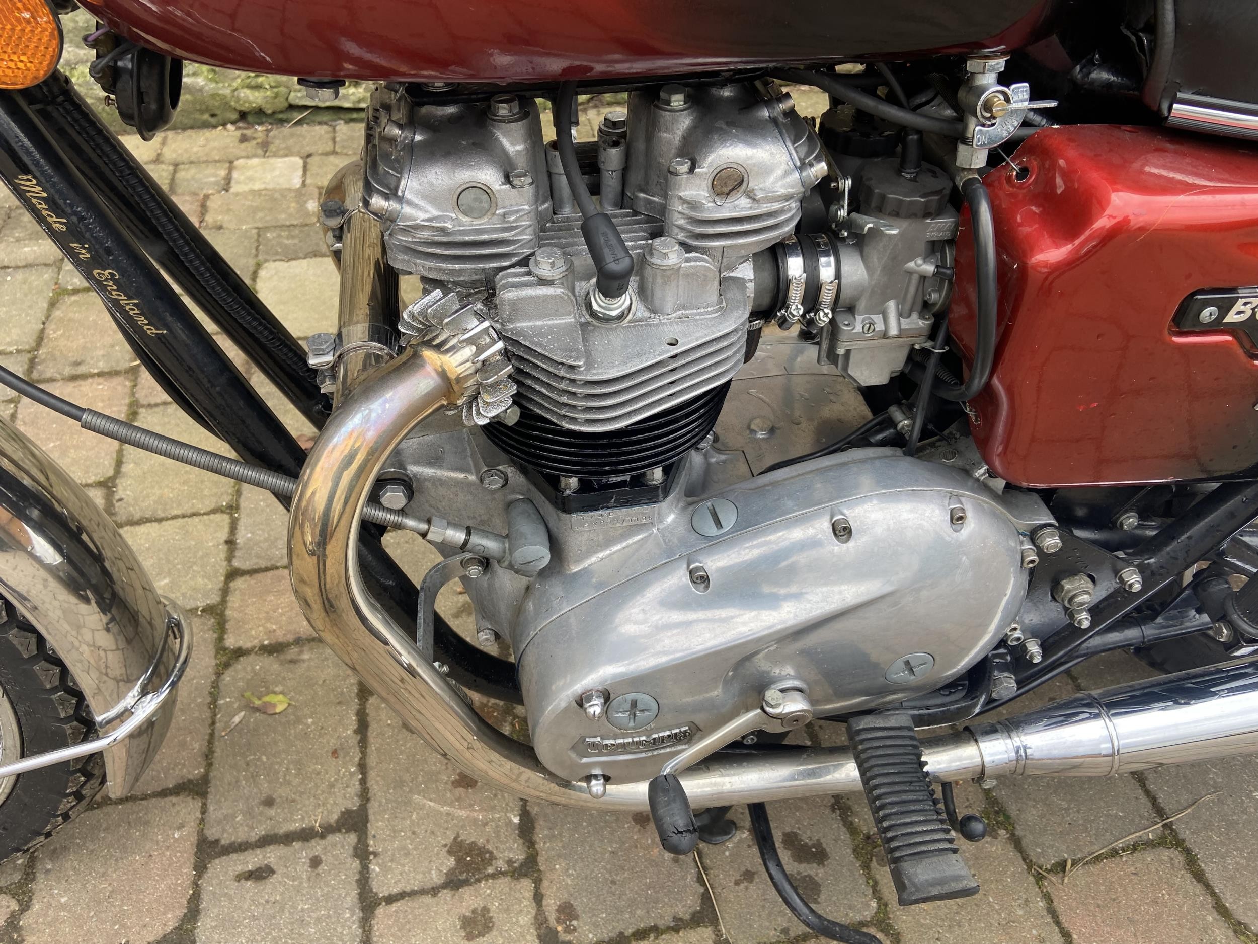 1978 Triumph T140E Bonneville Being sold without reserve Registration number LHN 926W Frame number - Image 7 of 13