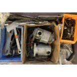 Assorted Triumph motorcycle spares (box)