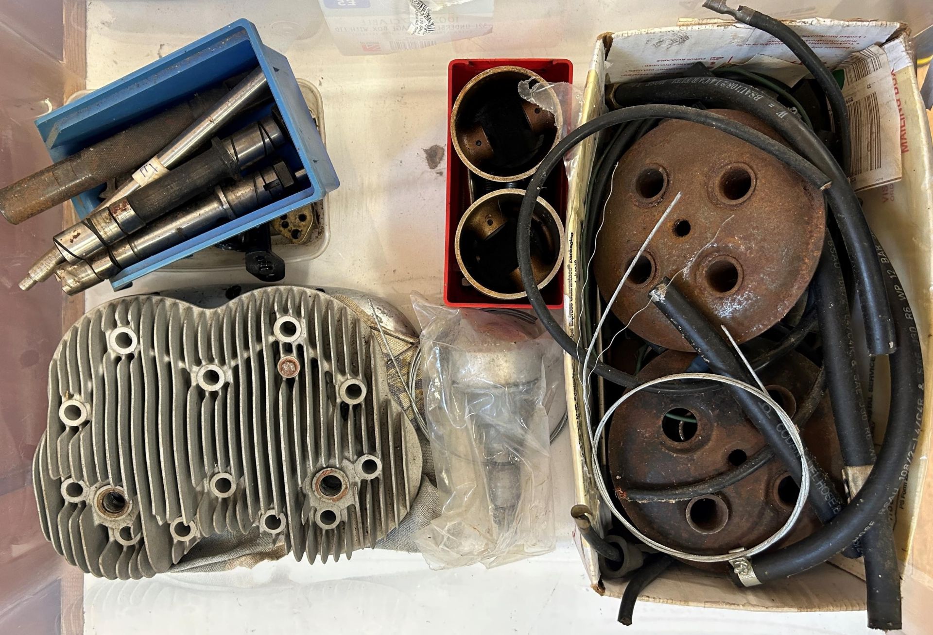 Assorted Triumph motorcycle spares (2 boxes) - Image 3 of 3