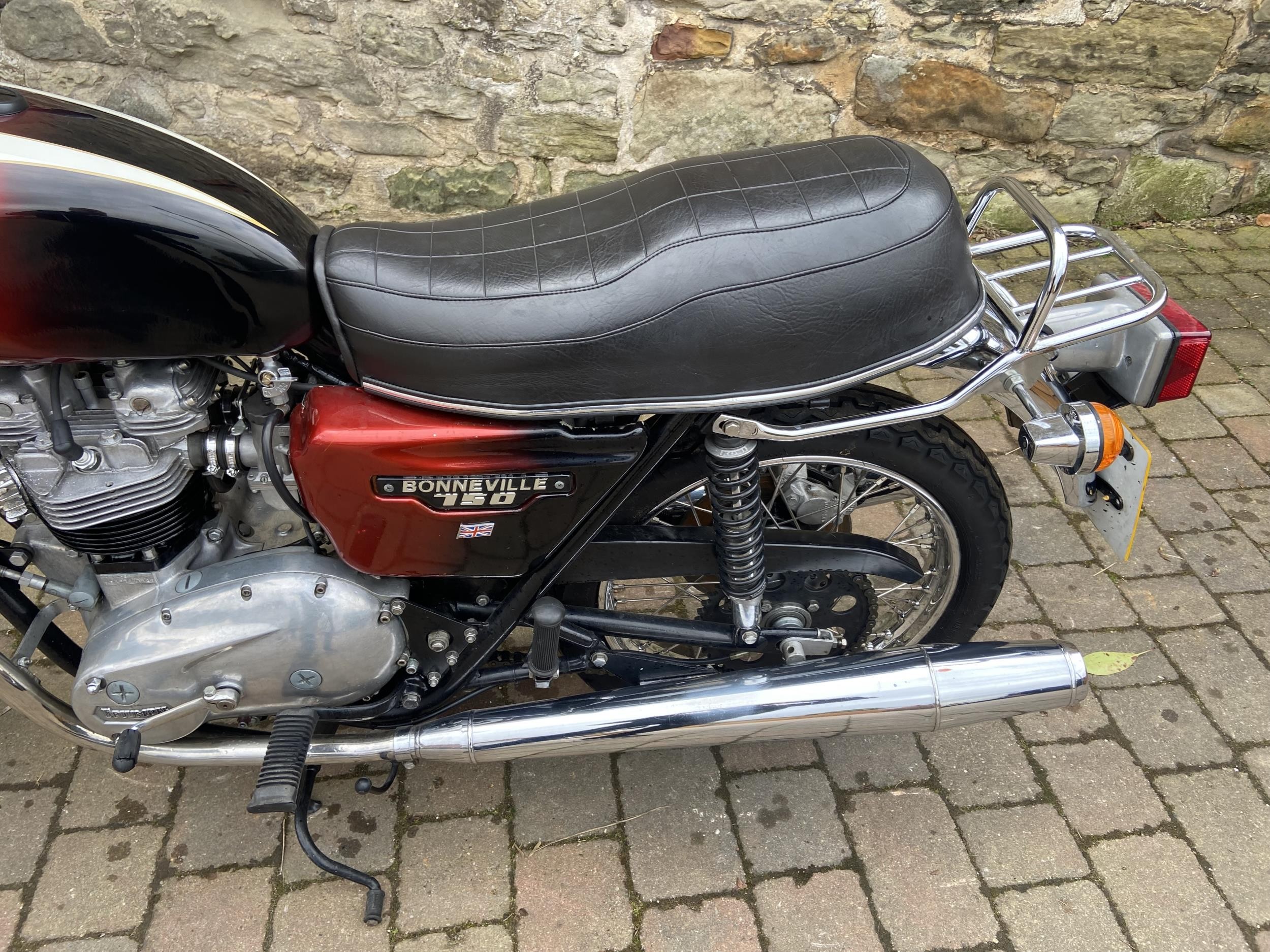 1978 Triumph T140E Bonneville Being sold without reserve Registration number LHN 926W Frame number - Image 5 of 13