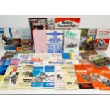 A group of motorcyle racing programmes, 1959-1980s, and a Dutch TT 1996 programme Provenance: From