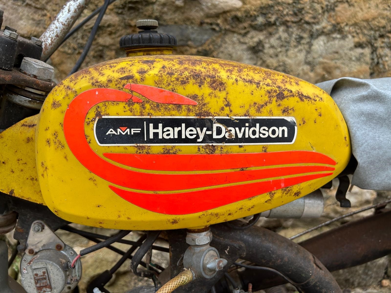 1972 AMF Harley Davidson MC 65 Shortster mini cycle Being sold without reserve All proceeds go to - Image 9 of 16