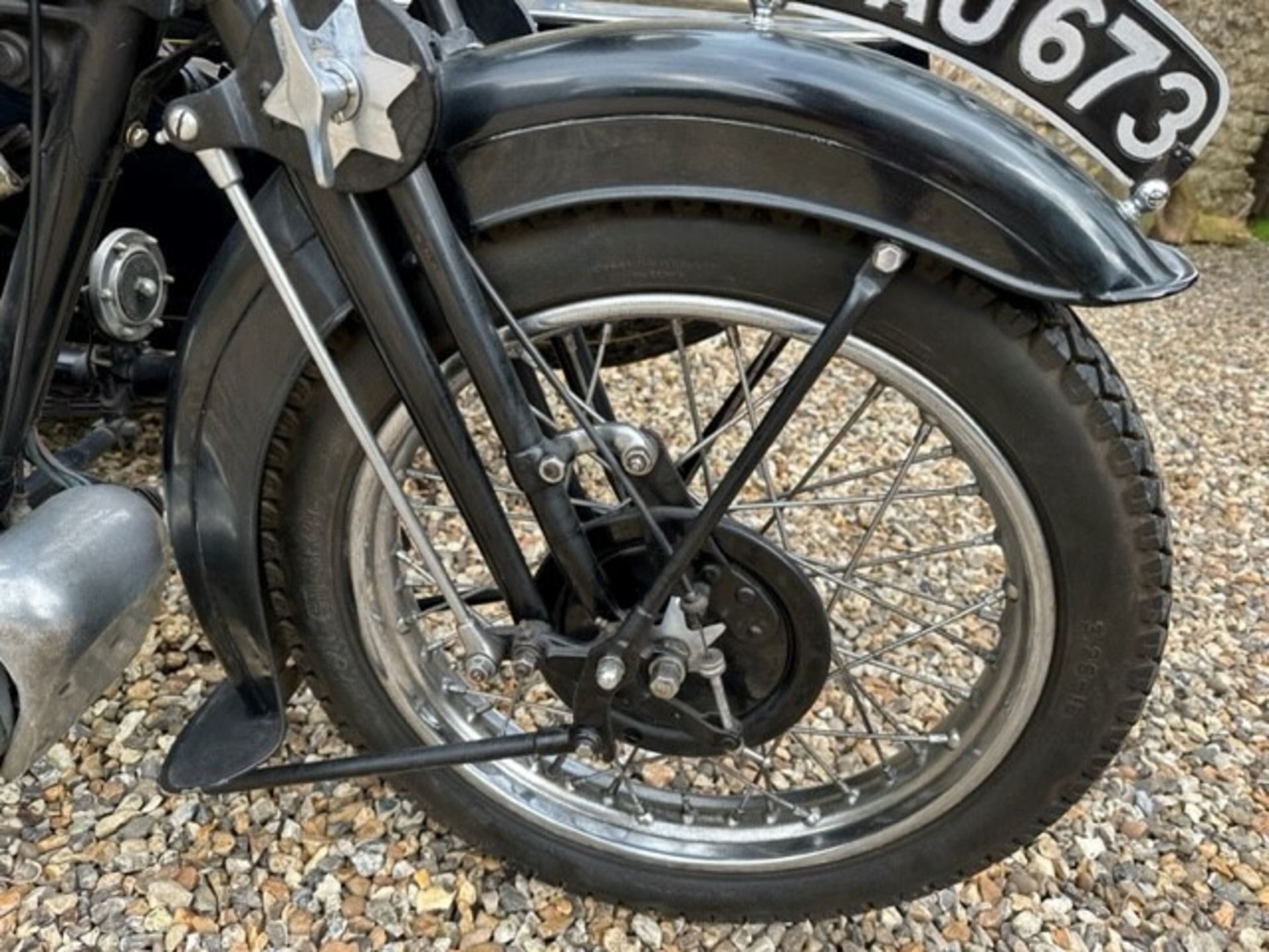 1937 Brough Superior SS100 with Alpine Grand Sports sidecar Original registration number DAU 673 - Image 37 of 41