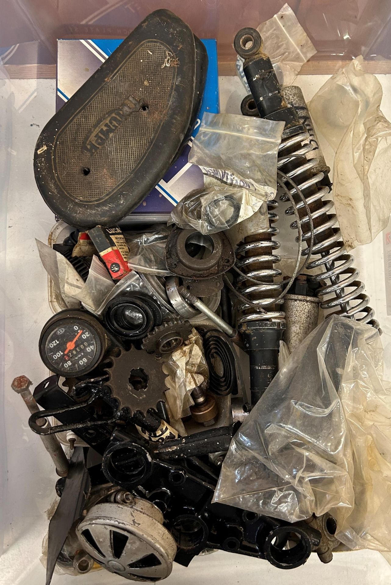 Assorted Triumph motorcycle spares (2 boxes) - Image 2 of 3