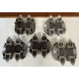 Assorted Triumph motorcycle cylinder heads (5)