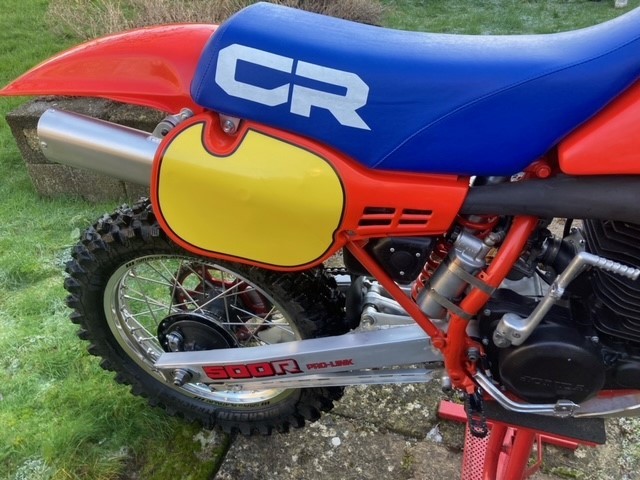 1984 Honda CR500 Moto Cross Frame number TBA Engine number TBA 500cc air cooled 2 stroke Engine - Image 4 of 9